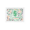 Lingette rafraîchissante personnalisée 6 x 8 cm - Étui blanc - Impression jusqu'à 3 couleurs