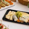 Mini plateau en carton noir pour traiteur et plateau de fromage