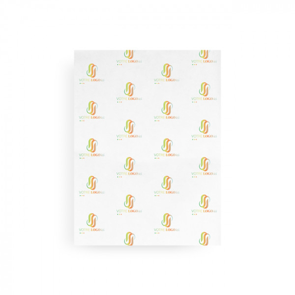 Papier ingraissable personnalisé blanc medium 40 x 30 cm - Impression quadrichromie couleurs illimitées
