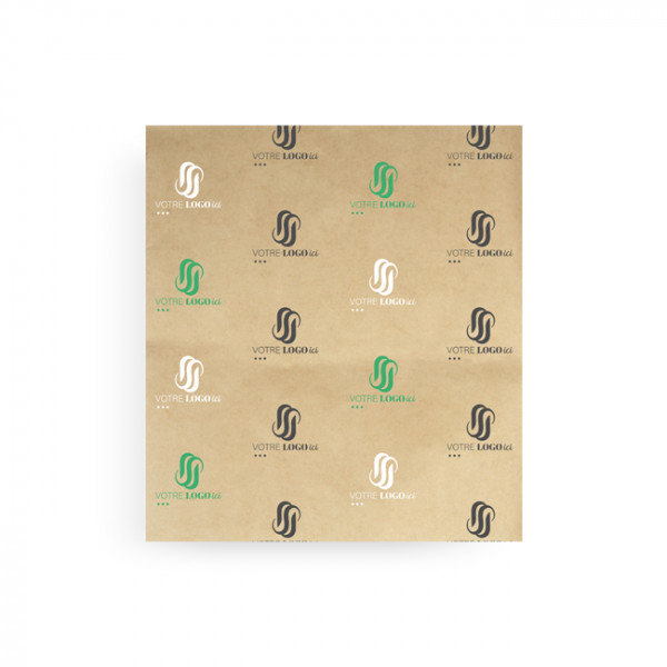 Papier ingraissable personnalisé small 34 x 28 cm - Impression jusqu'à 3 couleurs