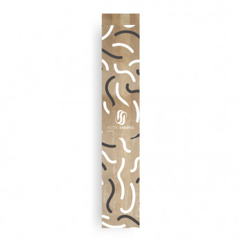 Sachet baguette x 1 personnalisé en papier 10 + 5 x 54 cm - Impression jusqu'à 3 couleurs
