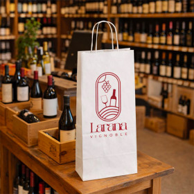 sac à bouteille de vin personnalisé pour emballage