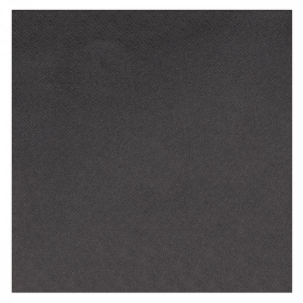 Serviette soft anthracite aspect tissu 40x40 cm