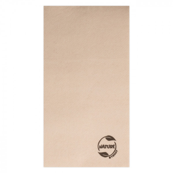 Serviette en papier molletonné kraft pliage en 6 - 30 x 40 - catégorie Molleton - Double point
