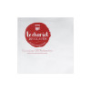 serviette personnalisée papier ouate blanc 24x24 2 plis impression 1 à 2 couleurs