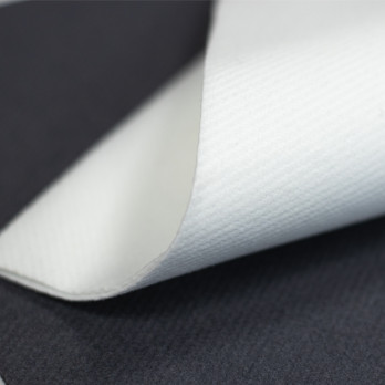 Serviette en soft aspect tissu blanc 20 x 20