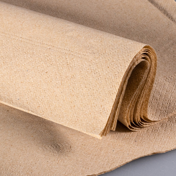 serviette papier ouate nature 2 plis 40x40 cm F10003NAT