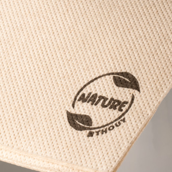 Serviette en papier molletonné kraft pliage en 6 - 30 x 40